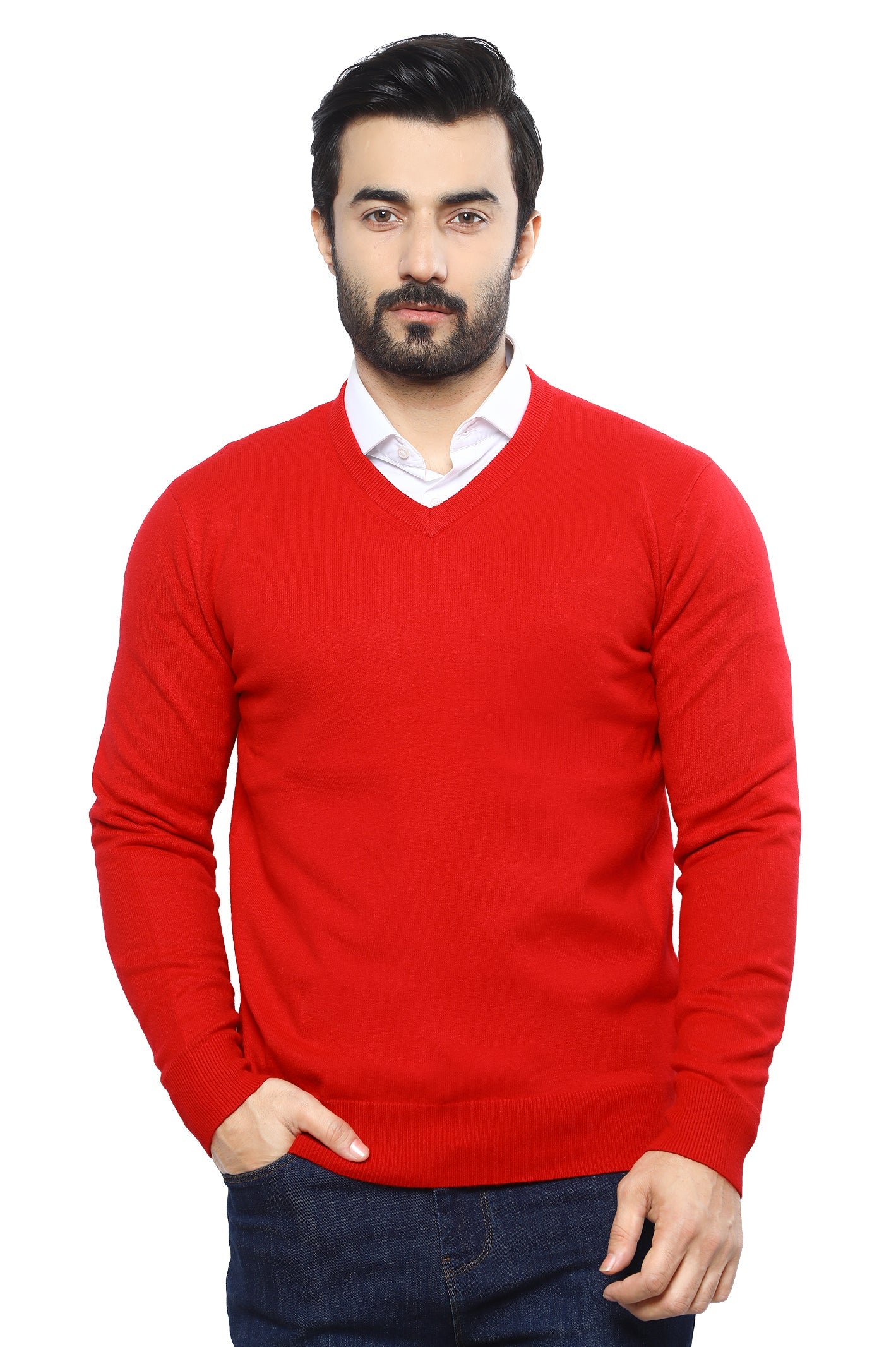 Gents Sweater SKU: SA608-RED - Diners