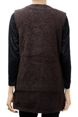 Ladies Sweater SKU: SL951-D-BROWN - Diners