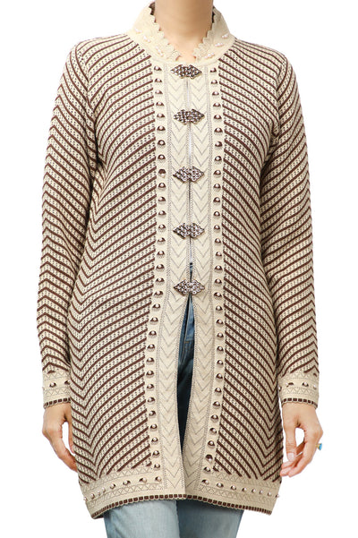 Ladies Sweater SKU: SL961-FAWN - Diners