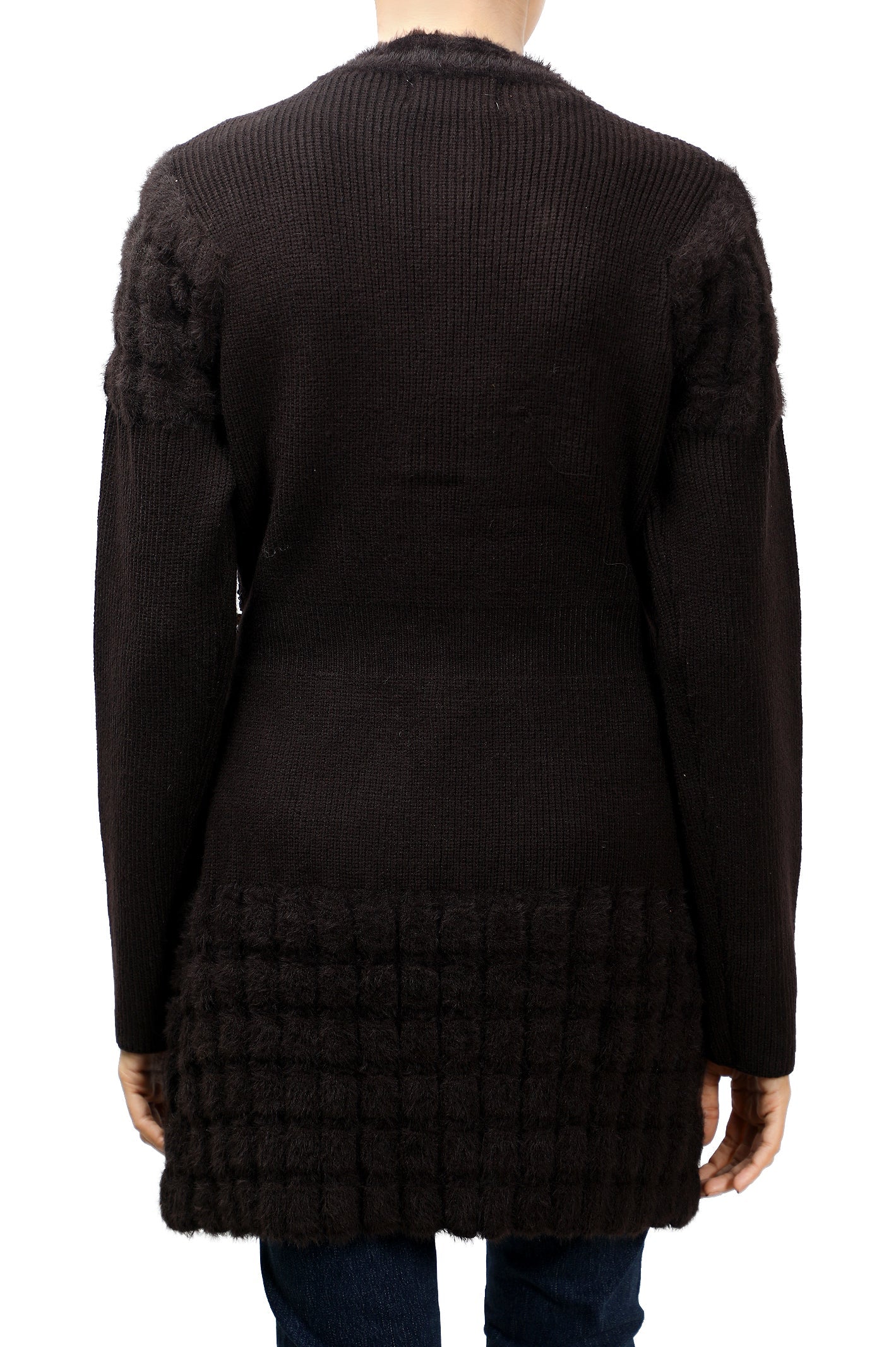 Ladies Sweater SKU: SL973-D-BROWN - Diners