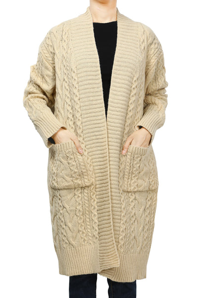 Ladies Sweater SKU: SL987-BEIDGE - Diners