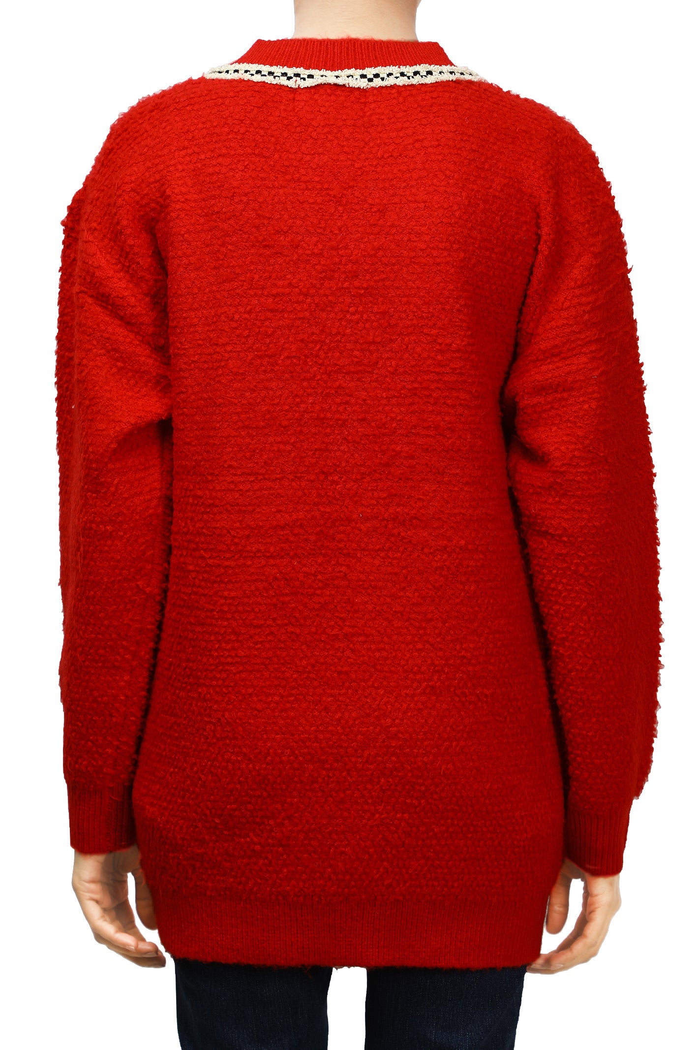 Ladies Sweater SKU: SL992-RED - Diners