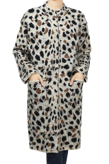 Ladies Sweater SKU: SL996-BROWN - Diners