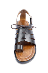 French Emporio Men Sandal In Coffee SKU: SLD-0024-COFFEE - Diners
