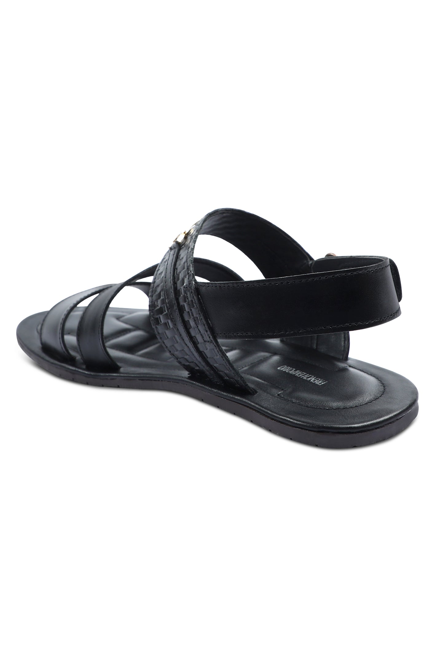 French Emporio Men Sandals SKU: SLD-0028-BLACK - Diners