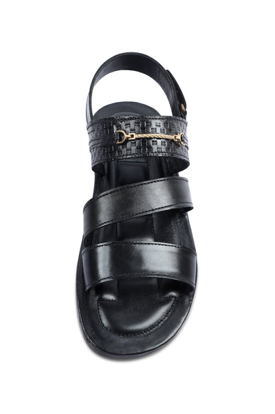 French Emporio Men Sandals SKU: SLD-0028-BLACK - Diners
