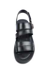 French Emporio Men Sandals SKU: SLD-0031-BLACK - Diners