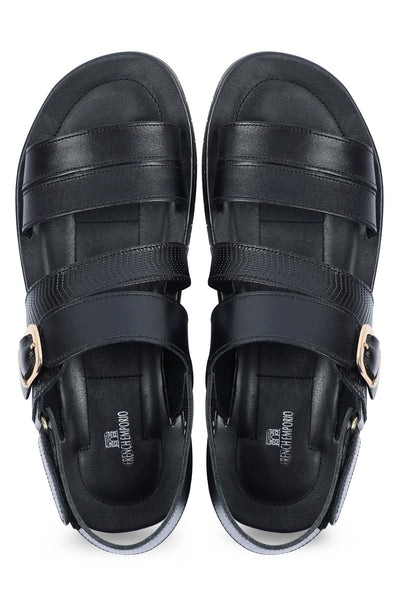 French Emporio Men Sandals SKU: SLD-0031-BLACK - Diners