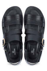 French Emporio Men Sandals SKU: SLD-0031-BLACK - Diners