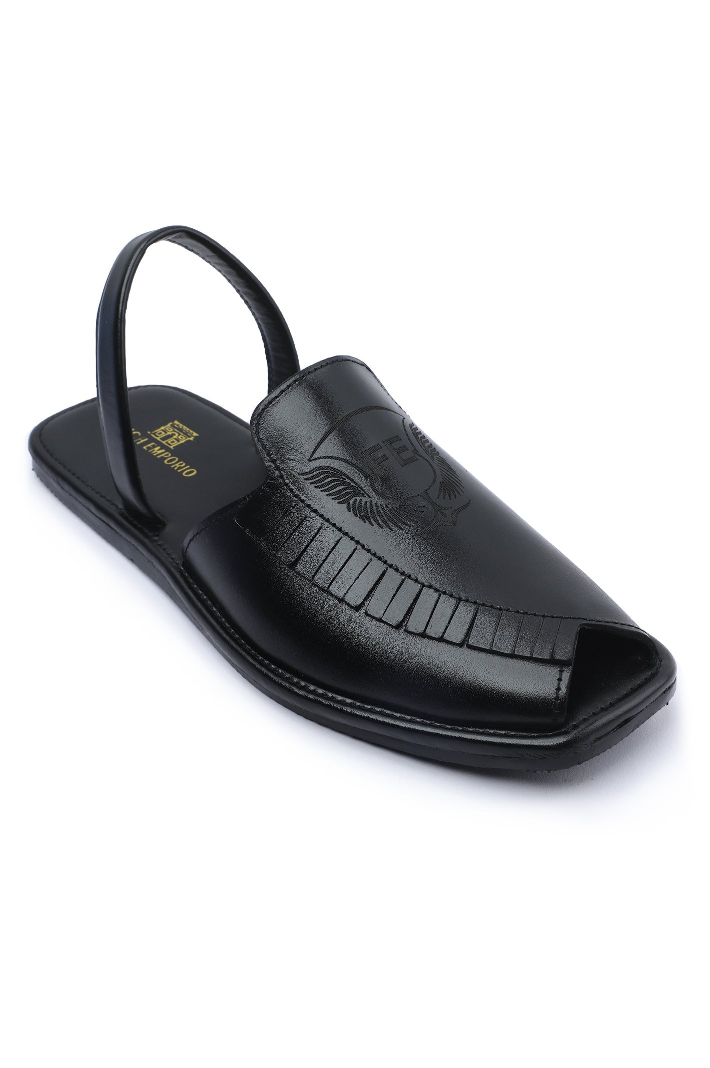 French Emporio Men's Sandal SKU: SLD-0038-BLACK - Diners
