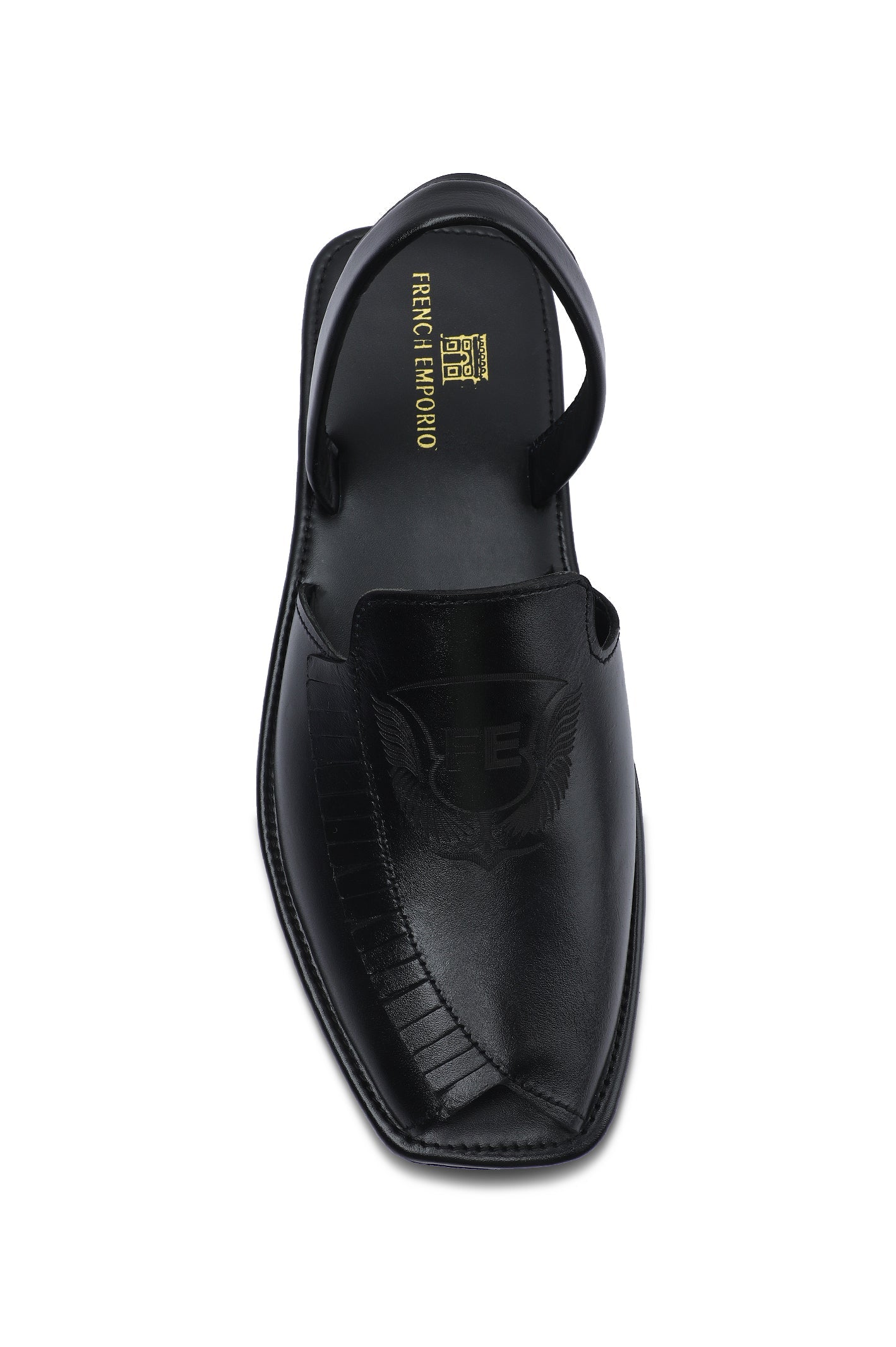 French Emporio Men's Sandal SKU: SLD-0038-BLACK - Diners
