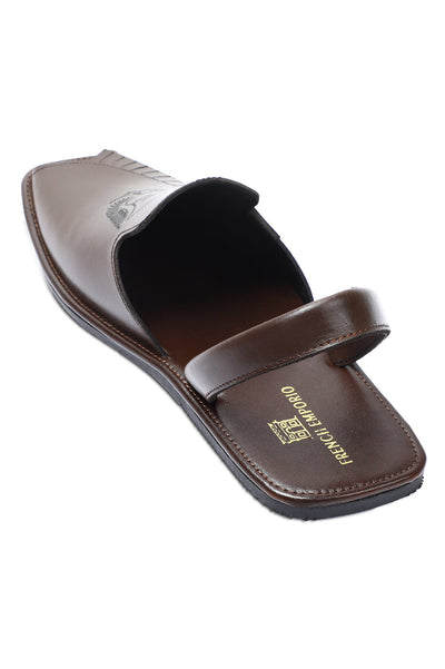 French Emporio Men's Sandal SKU: SLD-0038-BROWN - Diners