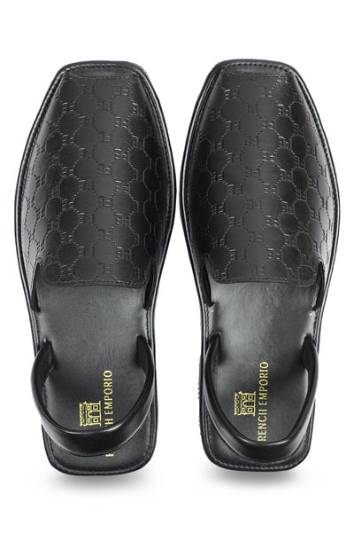 French Emporio Men's Sandal SKU: SLD-0039-BLACK - Diners