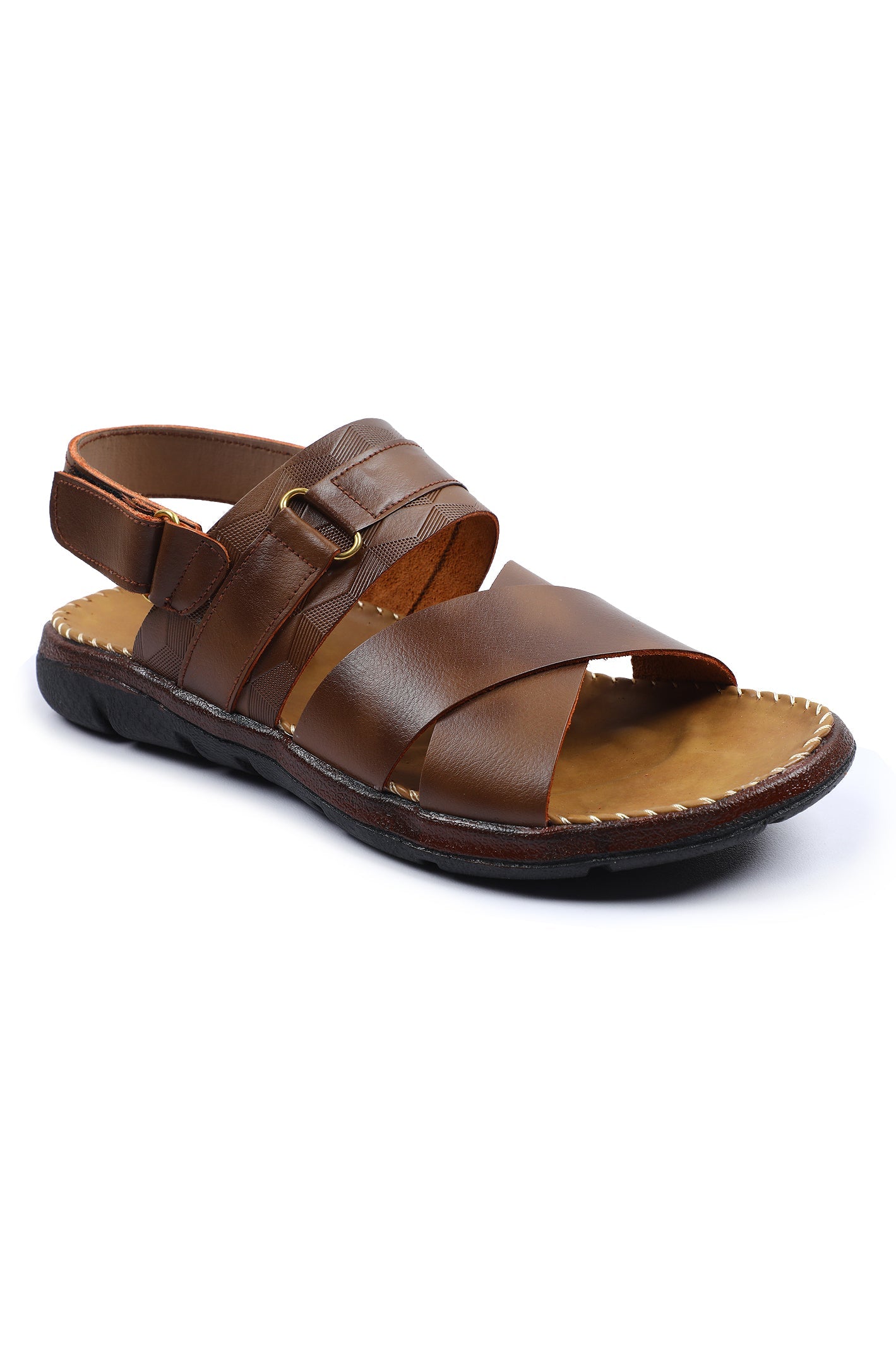 French Emporio Men's Sandal SKU: SLD-0040-BROWN - Diners