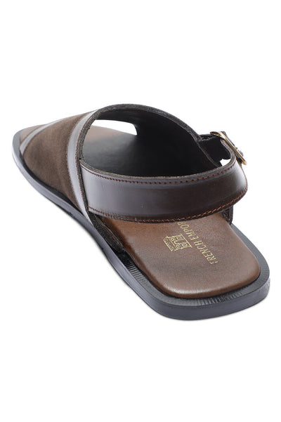 French Emporio Men's Sandal SKU: SLD-0041-COFFEE - Diners