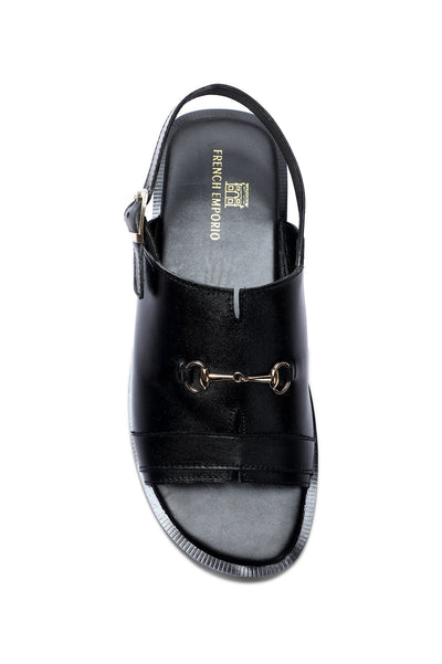 Diners Black Sandals for Men
