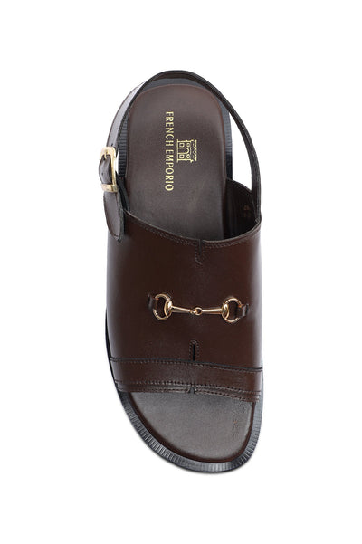 French Emporio Men's Sandal SKU: SLD-0042-COFFEE - Diners