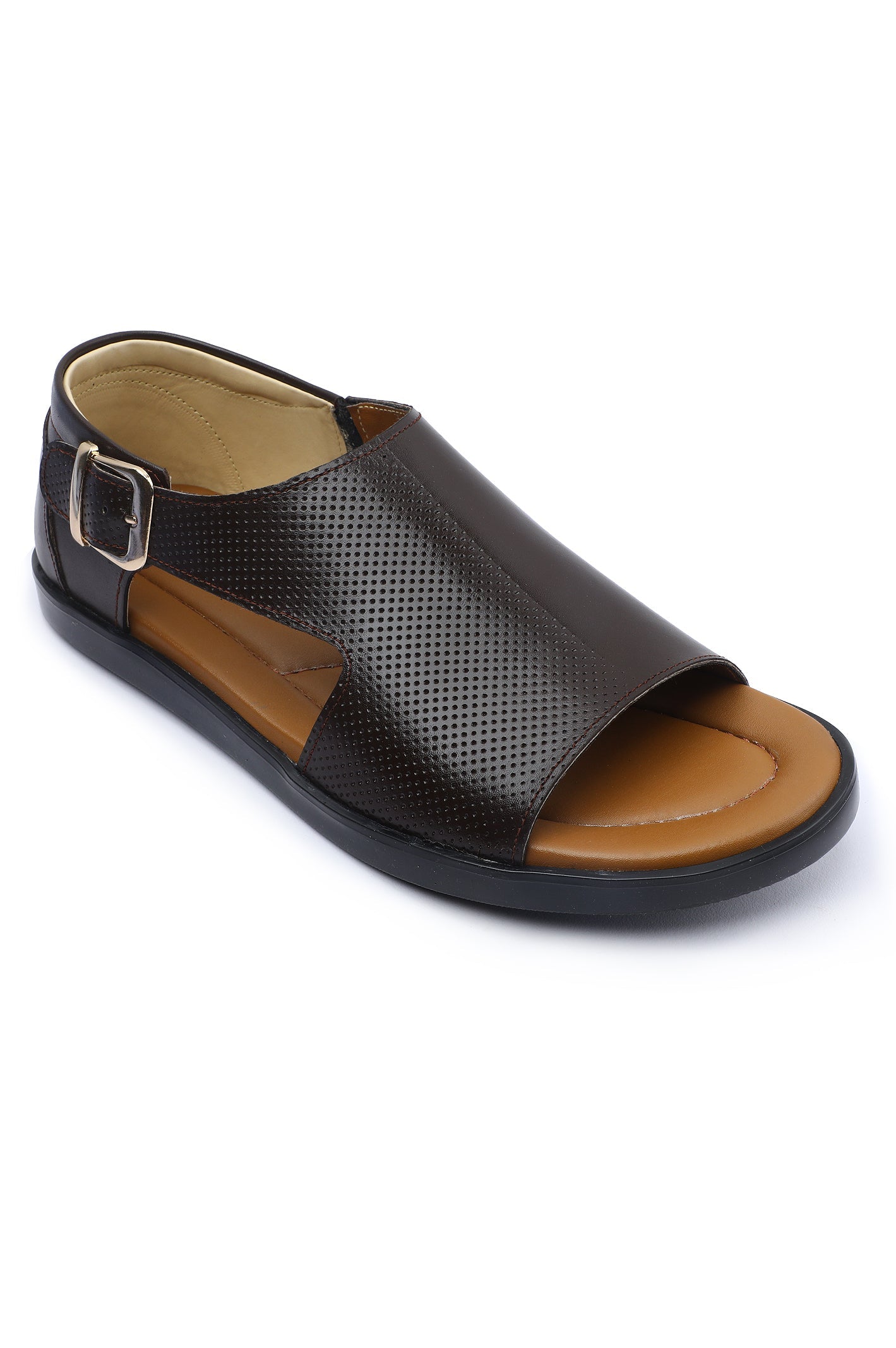 French Emporio Men's Sandal SKU: SLD-0046-COFFEE - Diners