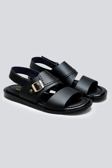 Black Sandal for Men's