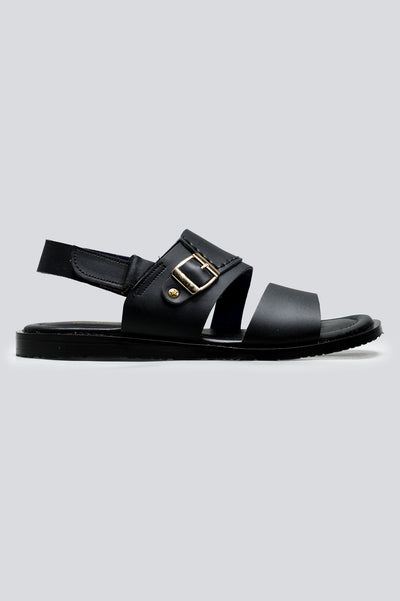 Diners Black Sandal for Men