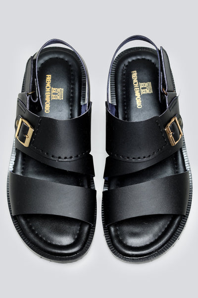 Black Men Sandals for Diners