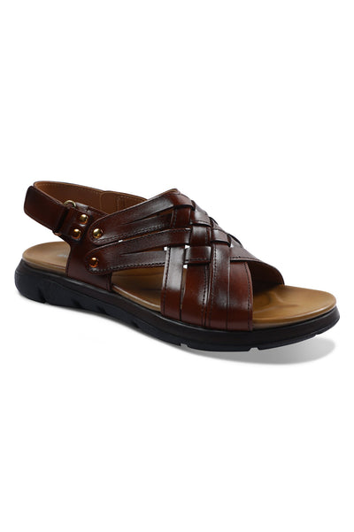French Emporio Men Sandals SKU: SLD-0029-BROWN - Diners