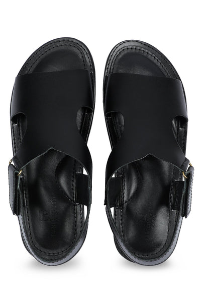 French Emporio Men Sandals SKU: SLD-0030-BLACK - Diners