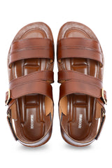 French Emporio Men Sandals SKU: SLD-0031-BROWN - Diners