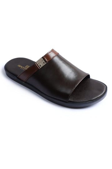 Slippers For Men SKU: SLP-0075-COFFEE - Diners