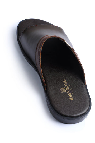 Slippers For Men SKU: SLP-0075-COFFEE - Diners