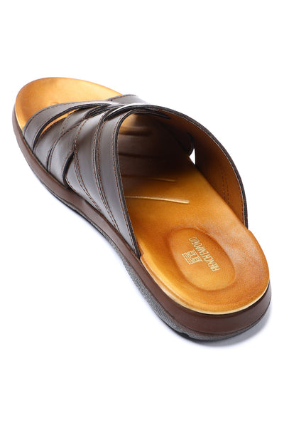 Slippers For Men SKU: SLP-0076-COFFEE - Diners