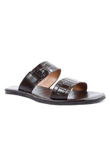 Slippers For Men in Coffee SKU: SLP-0063-COFFEE - Diners