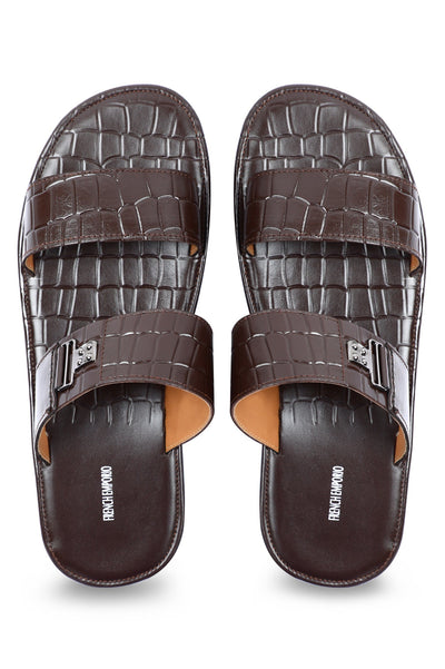Slippers For Men in Coffee SKU: SLP-0063-COFFEE - Diners