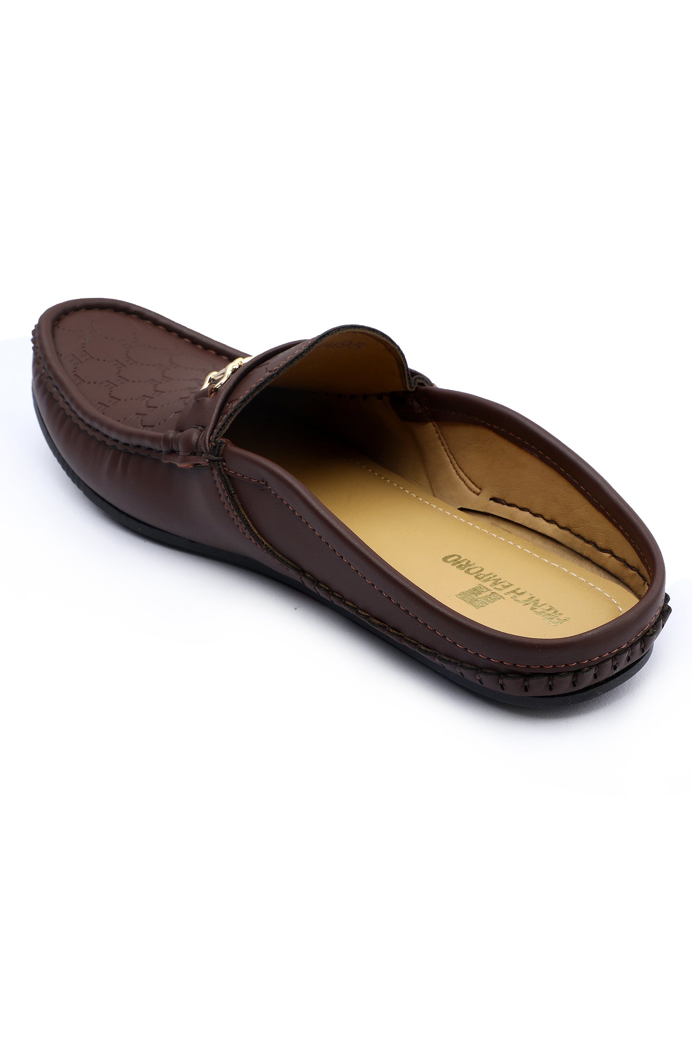 Casual Mule Shoes For Men SKU: SMC-0095-BROWN - Diners