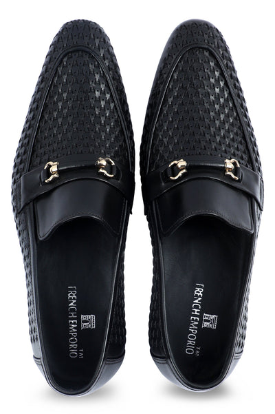 Formal Shoes For Men in Black SKU: SMF-0195-BLACK - Diners
