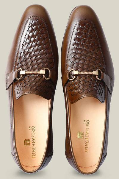 Formal Shoes For Men SKU: SMF-0268-COFFEE - Diners