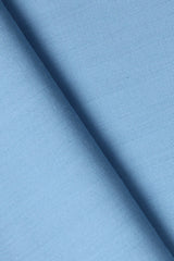 Blended Unstitched Fabric for Men SKU: US0191-SKY BLUE - Diners