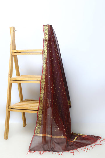 Maroon Ladies Stoles/Dupatta