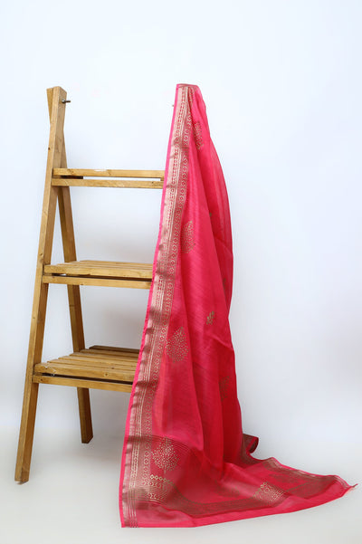 Ladies Stoles/Dupatta SKU: WD0168-PINK - Diners