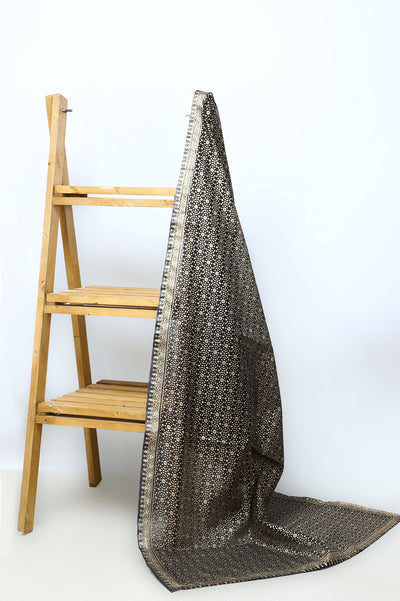 Ladies Stoles/Dupatta SKU: WD0172-BLACK - Diners