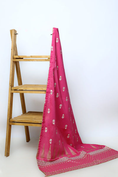 Ladies Stoles/Dupatta SKU: WD0173-PINK - Diners