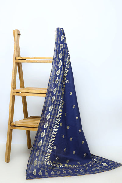 Ladies Stoles/Dupatta SKU: WD0174-N-BLUE - Diners