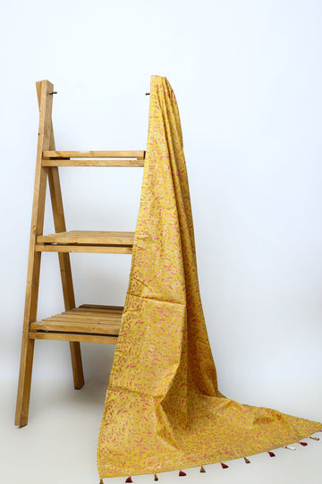 Ladies Stoles/Dupatta SKU: WD0179-YELLOW - Diners