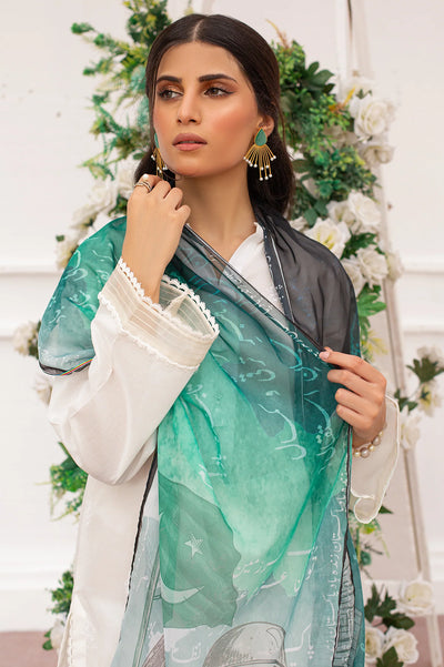 Green Dupatta From Diners