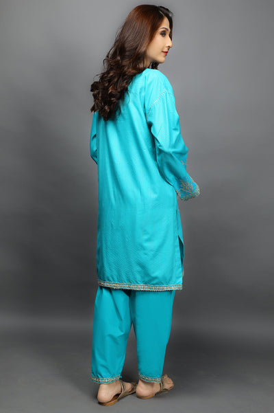 Women Stitched Kurti with Trouser - Diners