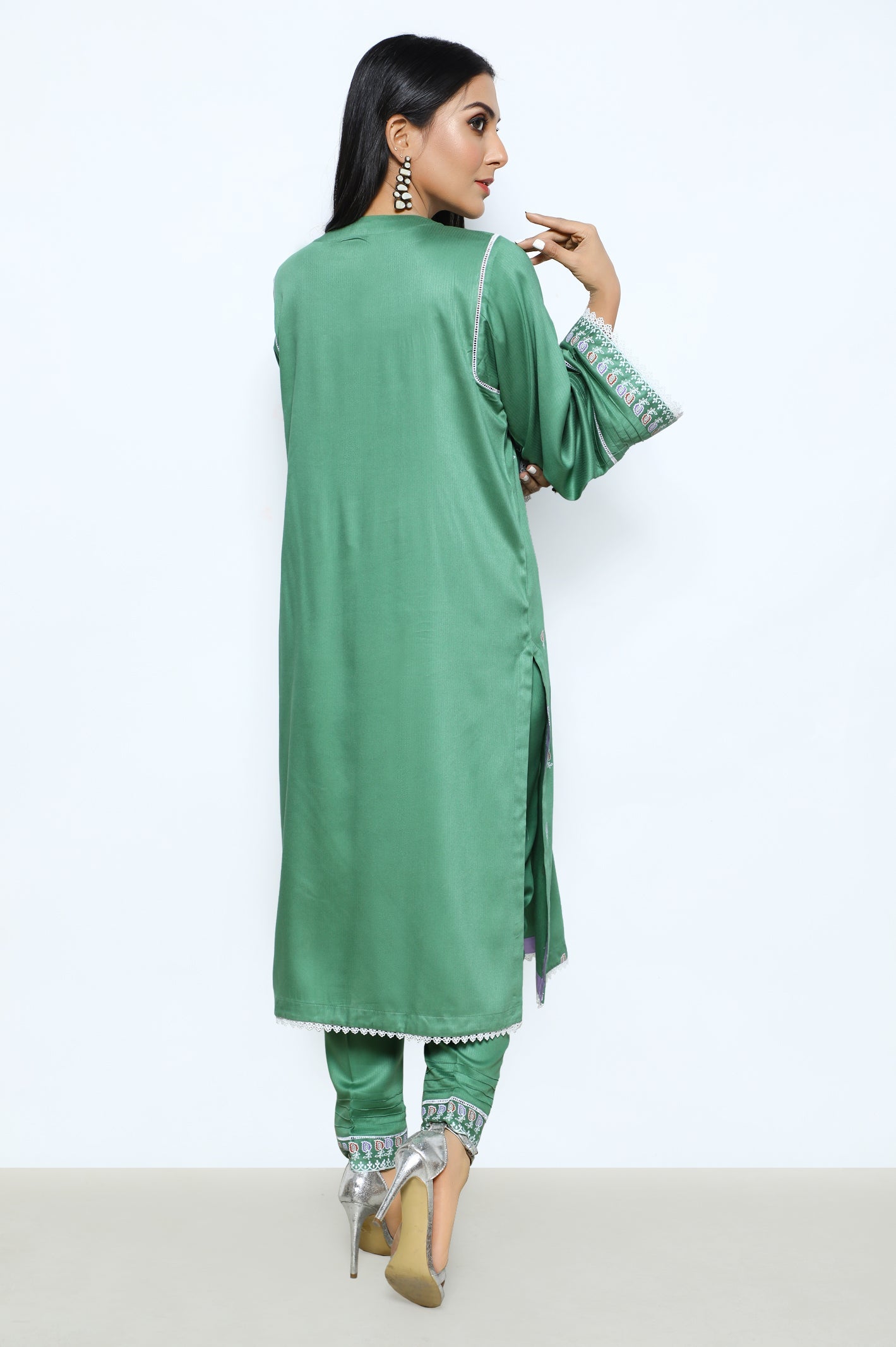 Women Stitched Kurti with Trouser - Diners