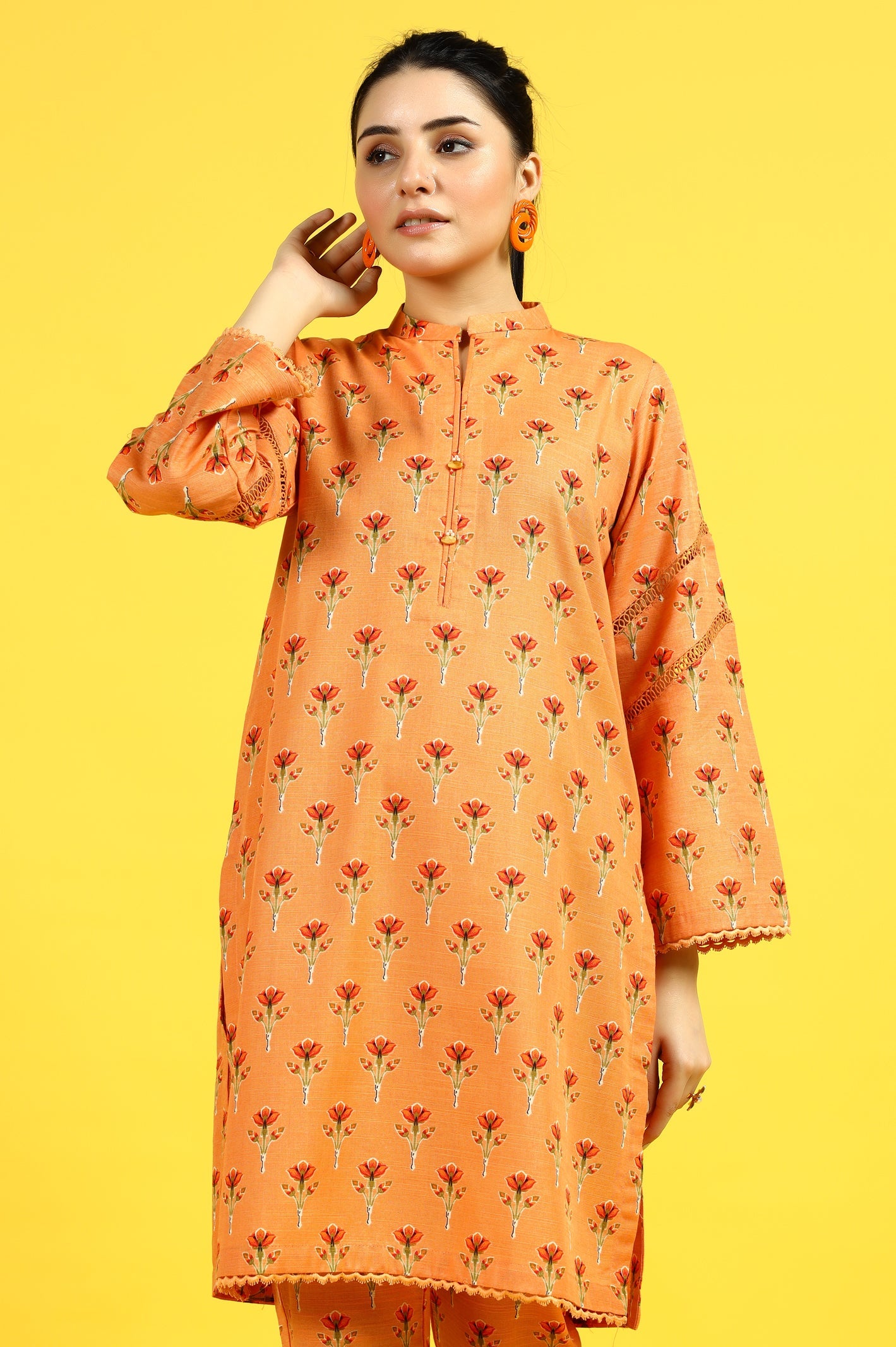 Women Stitched Kurti with Trouser - Diners