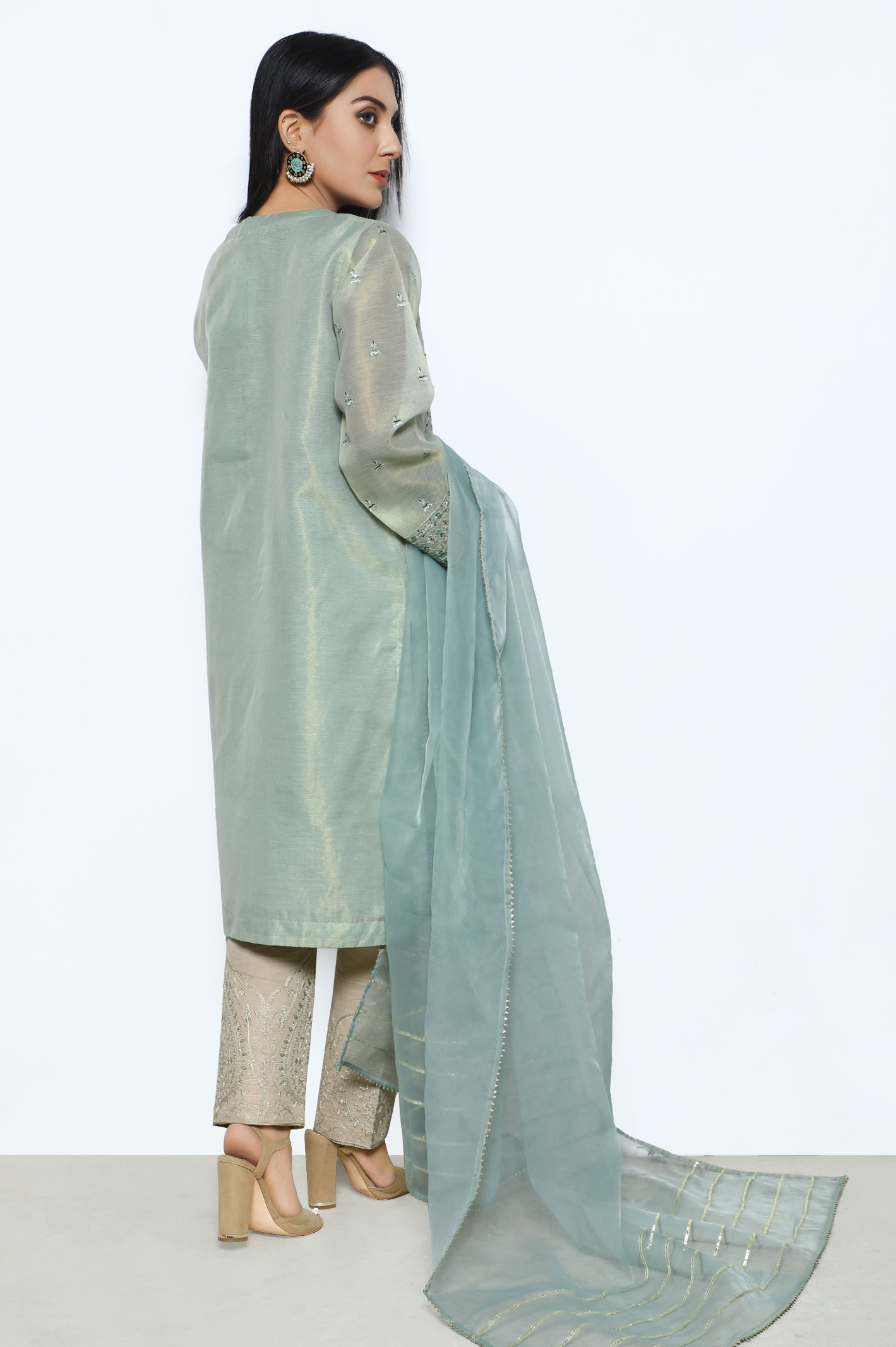 Women Stitched Kurti with Dupatta - Diners