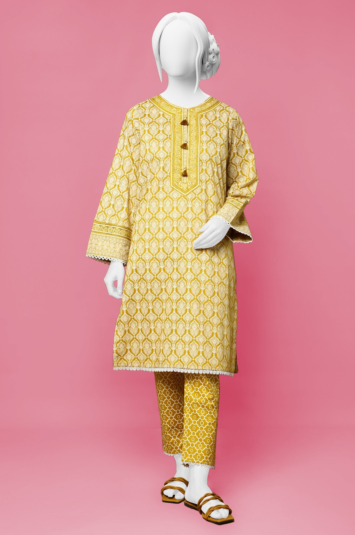 Women Stitched Kurti with Trouser - Diners