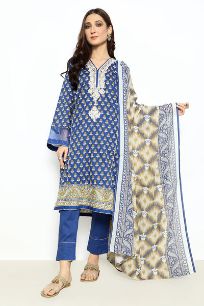 Women Stitched 3 Pcs Suit - Diners